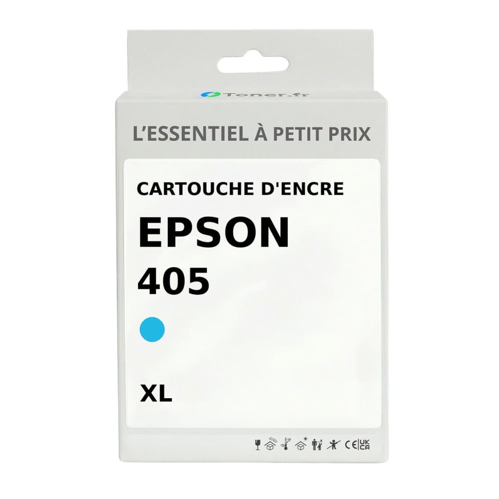 Cartouche d'encre compatible Epson 405 XL Cyan