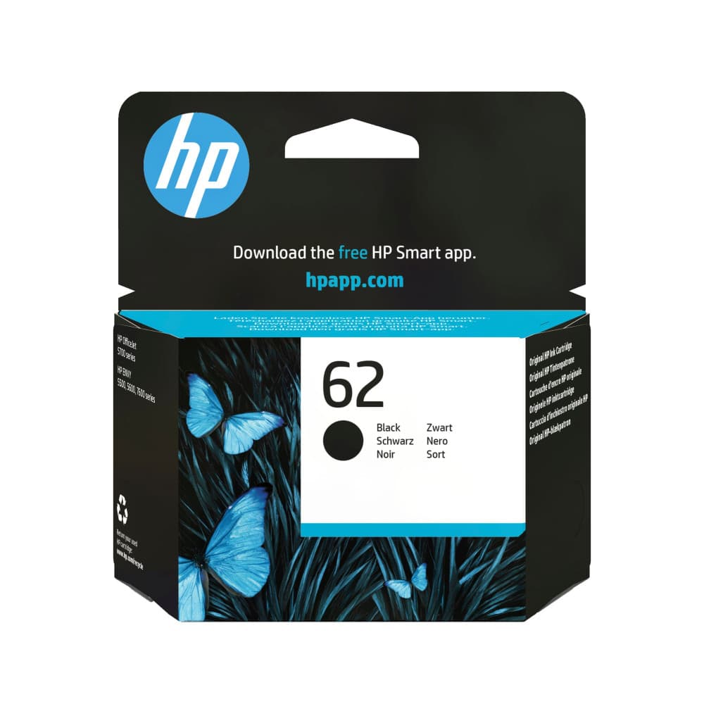 Cartouche d'encre HP 62 Noir